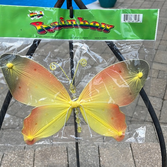 nylon butterflies brand new decoration wall hanging fall spring baby patio decor - Picture 2 of 3